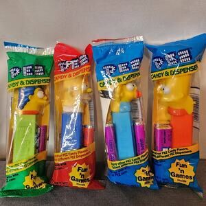 The Simpsons Pez Dispenser Set, UNOPENED
